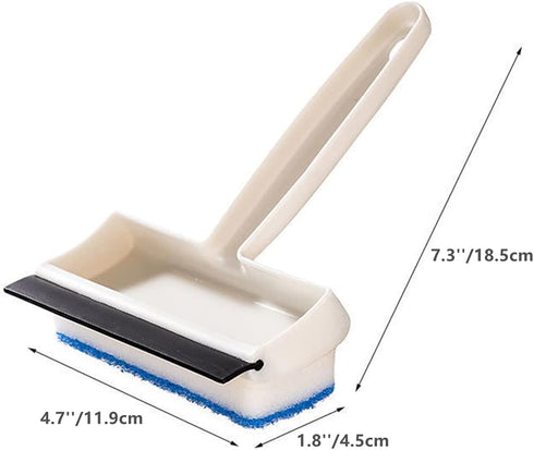 Xicennego Squeegee(1pack) Multifunctional Double-Sided Glass Sponge Cleaning Brush Wiper Mirror Glass Tile Cleaning