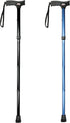 Carex Soft Grip Folding Cane, Adjustable Height (33"-37"), Anti-Slip Rubber Tip, Black