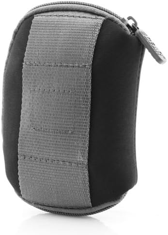 USA Gear Blood Glucose Monitor Kit Case, Neoprene with Belt Loop - Fits Glucometer, Lancets, Strips - Black