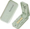 Rechhood 3-in-1 Pill Cutter 1/4 1/3 1/2 with Pill Storage Case, Stainless Steel