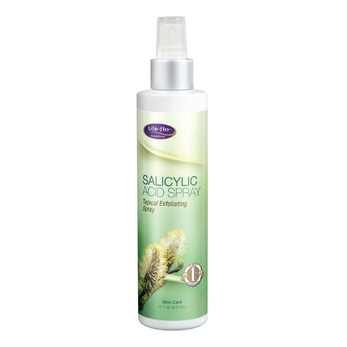 Life-Flo Salicylic Acid Spray | 2% Topical Exfoliating Spray for Skin, Fine Lines, Wrinkles, Acne | 8 oz