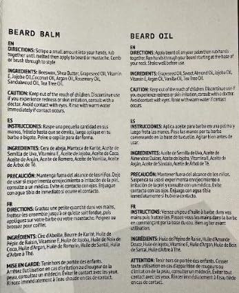 Striking Viking Beard Oil and Balm, Men's Grooming Kit with All-Natural Beard Oil and Leave-in Balm Conditioner