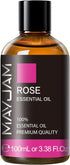Rose Essential Oil, MAYJAM Premium Pure Essential Oils for Diffusers for Home, 3.38FL.OZ Large Volume Rose Oil for Soap Candle Making Massage
