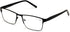 V.W.E. Men Premium Rectangle Metal Reading Glasses, Extra Large 152mm Wide Frame