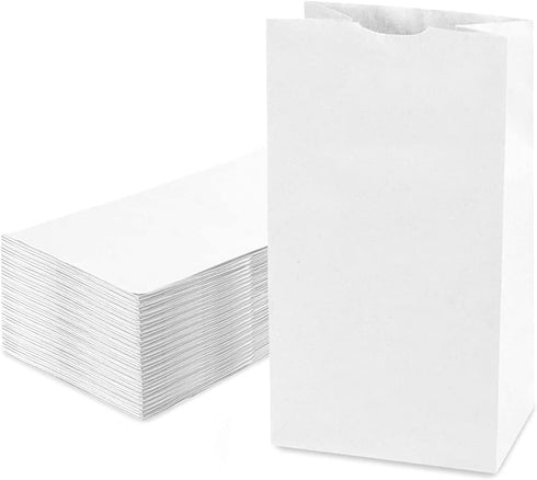 Mr Miracle Paper Bags, Pack of 100 (White, 1LB)