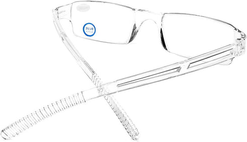 DOOViC 5 Pack One-Piece Design Reading Glasses Lightweight Comfortable Blue Light Blocking Computer Readers