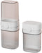 JENPECH Mouthwash Cup, Portable Toothbrush Toothpaste Holder with Leak-Proof Sealing Cover All-in-one Travel