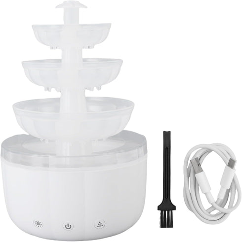 Pssopp Night Light Diffuser, Prevent Dry Burning White Noise Air Humidifiers with