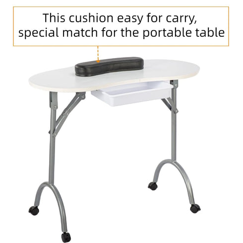Manicure Hand Cushion Pillow Pad, Portable Nail Table Hand Cushion for Nail Art Tools and Nail SPA