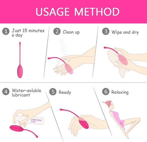 xinXbabe 69g Pelvic Floor Muscle Trainer Kegel Weights Training for Tightening & Strengthen - Beginner to Intermediate
