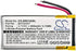 BAT00007 Battery Replacement for Cardo Scala Rider Packtalk, Packtalk Duo, Requires Soldering