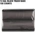 13 Gallon Trash Bags, 100 Count, Black Tall Kitchen Garbage Bags for Multi-purpose Use