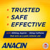 Anacin Fast Pain Relief Aspirin Tablets, 300 Tablets (Pack of 3)