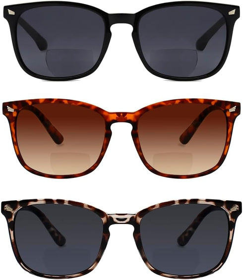Yogo Vision Bifocal Reading Sunglasses Men Women Classic Retro UV400 Sun Readers