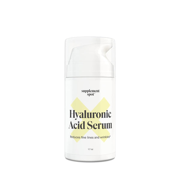 Hyaluronic Acid Serum 1.7 oz for Face & Neck – Hydrating Daily Facial Serum w/Vitamin C, E, Jojoba Oil & Green Tea