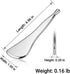 xaytsut 2-Pack 2-in-1 Set, Acupuncture Pen Stainless Steel Gua Sha Scraper & Dual-Ended Fascia Release Tools, Large