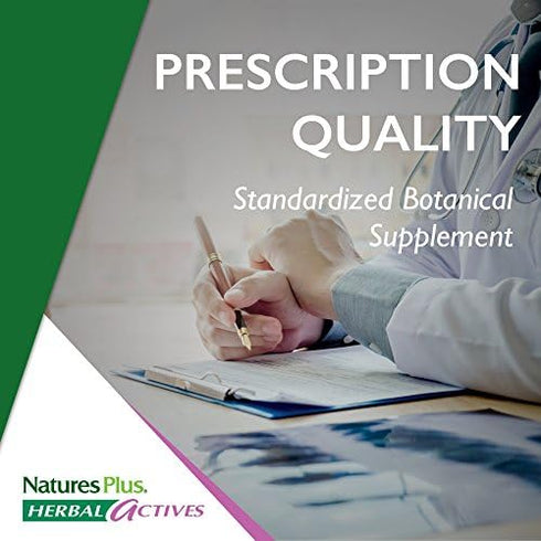 Natures Plus Herbal Actives Resveratrol, 125 mg, 60 Vegetarian Tablets for Health