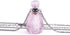 YGLINE Natural Healing Stone Essential Oil Diffuser Perfume Bottle Pendant Necklace Jewelry(Rose