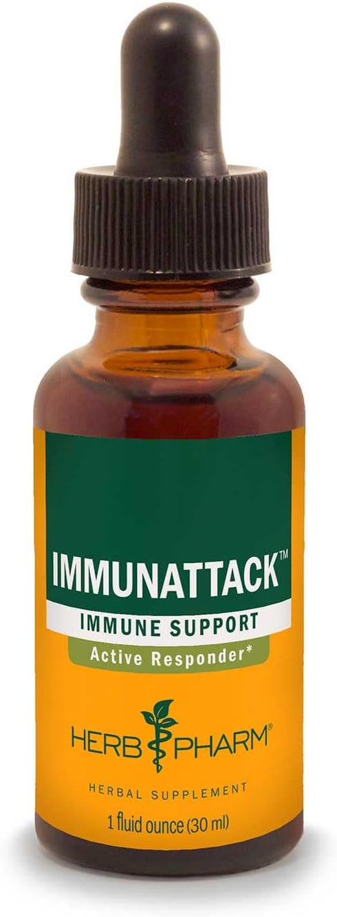 Herb Pharm Immunattack Liquid Herbal Formula for Immune System Support, 1 Ounce