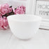 White DIY Face Mask Mixing Bowl, Microwavable Silicone Facial Mud Bowl, 4Pcs Cosmetic Beauty Tool