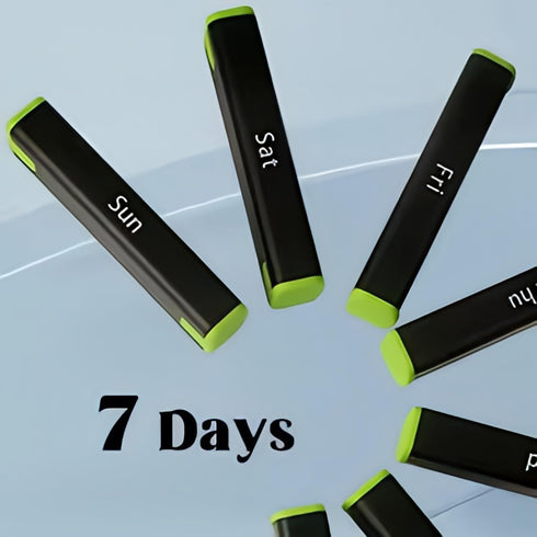 N&S Store 7-Day Pill Organizer, Weekly Medication Storage, Compact, Durable, Portable, Water-Proof, Eco-Friendly, Easy