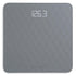 Greater Goods Digital Bathroom Scale with Textured Silicone Cover, Designed in St. Louis, Gray