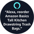 Amazon Basics Tall Kitchen Drawstring Trash Bags, Clean Fresh Scent, 13 Gallon, 45 Count, Pack of 1