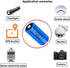 JNKXIXI CR123A 3V CR17345 123A1500mAh (2) Lithium Battery li-ion