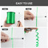 Curling Ribbon 500 Yards with Spool, 1/5" Wide Crimped Texture for Gift Box Wrapping & Birthday Party Decorations