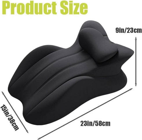 SNCIDSGE Butt Cushion for Couples, Wedge Pillow Memory Foam, Recovers After Impact, Provides Intimacy Support (Blue)