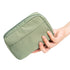 Hekyip Rectangular Beauty Bag, Portable Waterproof Cosmetic Pouch for Girls Women, Small Travel Makeup Bag (Rectangular