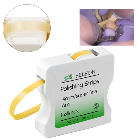 BELEON Dental Polishing Strips, Tooth Polisher Dental File for Teeth Sanding, Grinding, Deep Cleaning Tool