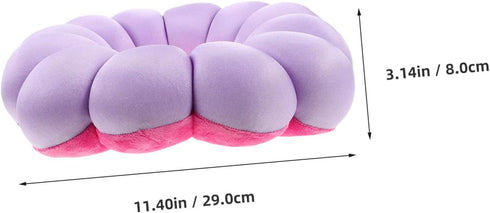Pumpkin Shaped Donut Pillow Nursing Cushion for Elderly Bedridden Patients Breathable Hollow Structure Soft Material