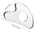 BTYMS Gua Sha Facial Tools Stainless Steel, Heart Shaped Guasha Tool with Hole Metal Face Sculpting Tool Skin Care Massage Scraper