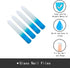 SIUSIO 30PK Professional Glass Nail Files, Czech Short Crystal Buffers for Natural Nails - Purple, Pink & Blue