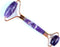 MESKEL Amethyst Rough Stone Face Care Massage Tool Amethyst Roller Gua Sha Massage
