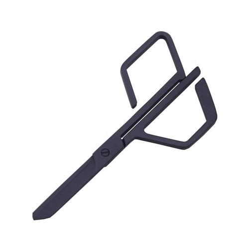 Straight Rounded Tip Scissors for Men, Stainless Steel Grooming Shears for Mustache, Beard, Nose Hair, Safety Use