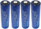 4 Loopacell AA Rechargeable Precharged Ni-MH 2100mAh Batteries