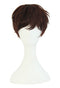 MapofBeauty Fashion Women Natural Short Curly Wig, Dark Brown