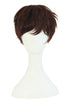 MapofBeauty Fashion Women Natural Short Curly Wig, Dark Brown