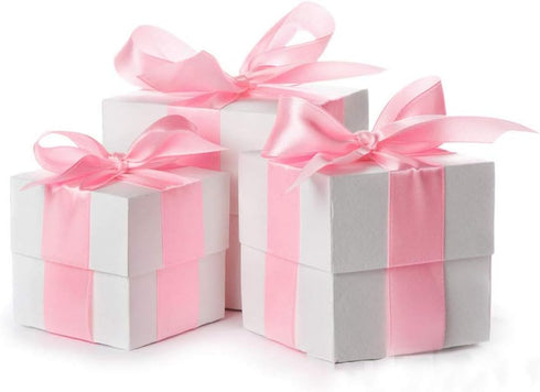 Pink Double Face Satin Ribbon 1/2" x 50 Yards by LIUYAXI, Perfect for Crafts, Gift Wrapping & Bow Making