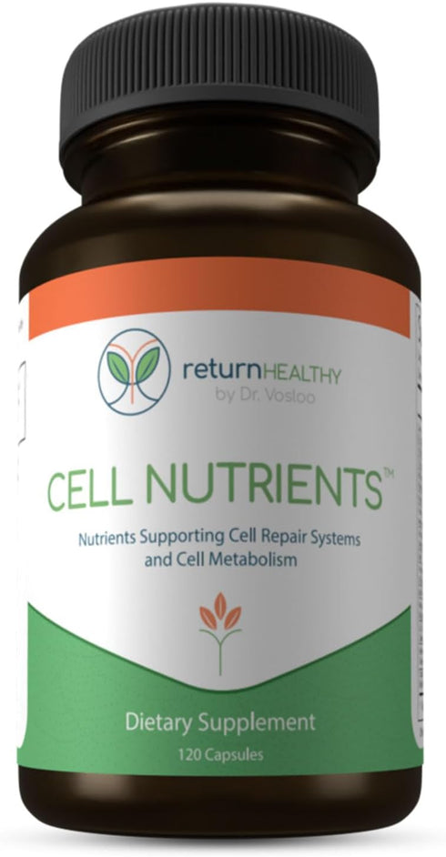 Cell Nutrients - 120 caps Mitochondrial Supplements for Cell Repair, Membrane Repair & Metabolism, Non-GMO, Vegan