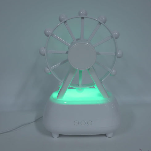 Phefop 300ml 360 Ferris Wheel Humidifier, ABS Material, Water Tank, Rotating Essential Oil Diffuser and Night Light