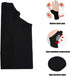 Wrist Thumb Compression Arthritis Gloves (1 Pair) - Breathable Fingerless Glove with Gel Pads for Carpal Tunnel Relief