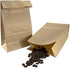 PABCK Flat Bottom Brown Kraft Paper Wax Bags, 50 Pcs Food Storage Containers for Lunch, Sandwich, Craft