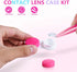 12 Pack Colorful Contact Lens Case Box Holder, Soak Storage Kit