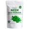 Organic Neem Powder, USDA Certified Ayurveda Herb, 8 oz Resealable Pouch, Promotes Healthy Hair & Clear Skin