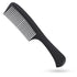 Large Detangling Comb - Professional Handle, Carbon Fiber, Cutting, Hairdressing, Styling, Round Tooth, Travel Hair