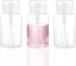 3 Pack Push Down Pump Dispenser, Empty Push Top Bottles for Nail Polish, Makeup Remover, 6.7oz/200ML