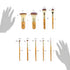 Matto 9-Piece Makeup Brush Set Foundation Brush with Travel Makeup Bag